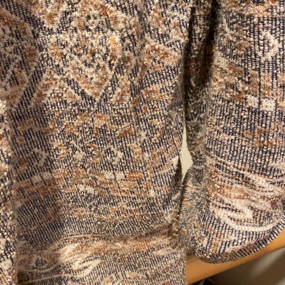 Multi colored, long sleeve heavier cardigan sweater - Picture 5 of 5